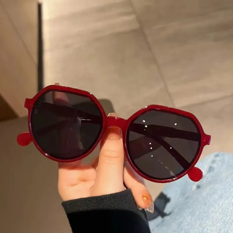 Women's Geometric Oversized Sunglasses | Elegant Retro Fashion Shades 5