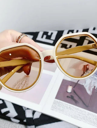Women's Geometric Oversized Sunglasses | Elegant Retro Fashion Shades 8