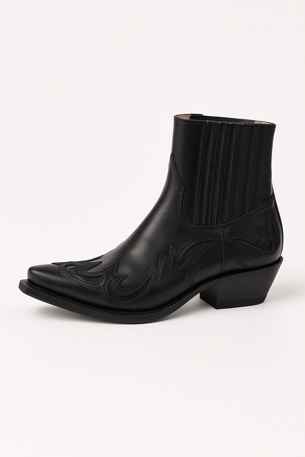 Women's Leather Cowgirl Ankle Boots | Stylish Western Pointed Toe Booties 0