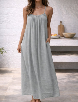 Women's Lightweight Cotton Maxi Dress | Effortless Relaxed Fit Summer Beachwear 10