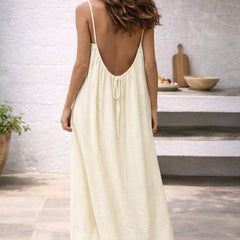 Women's Lightweight Cotton Maxi Dress | Effortless Relaxed Fit Summer Beachwear 5