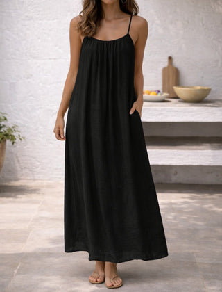 Women's Lightweight Cotton Maxi Dress | Effortless Relaxed Fit Summer Beachwear 8