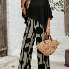 Women's Lightweight Cotton Summer Outfit | Elegant Flowy Two-Piece Set 2