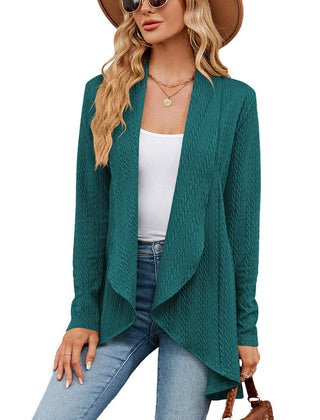 Women's Lightweight Open Front Cardigan | Elegant Long Casual Layering Sweater 0