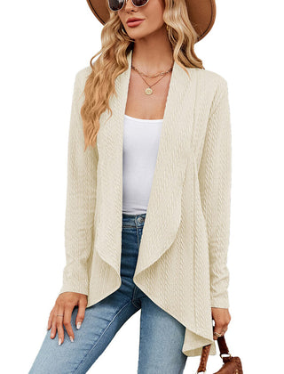 Women's Lightweight Open Front Cardigan | Elegant Long Casual Layering Sweater 10