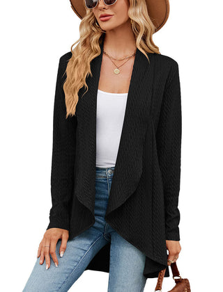 Women's Lightweight Open Front Cardigan | Elegant Long Casual Layering Sweater 6