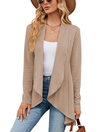 Women's Lightweight Open Front Cardigan | Elegant Long Casual Layering Sweater 7