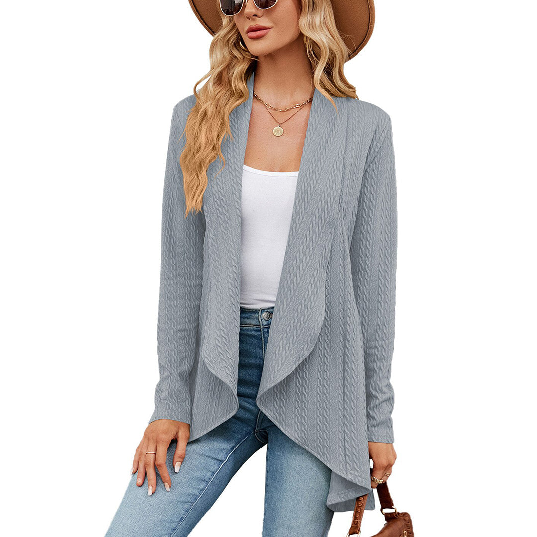 Women's Lightweight Open Front Cardigan | Elegant Long Casual Layering Sweater 8