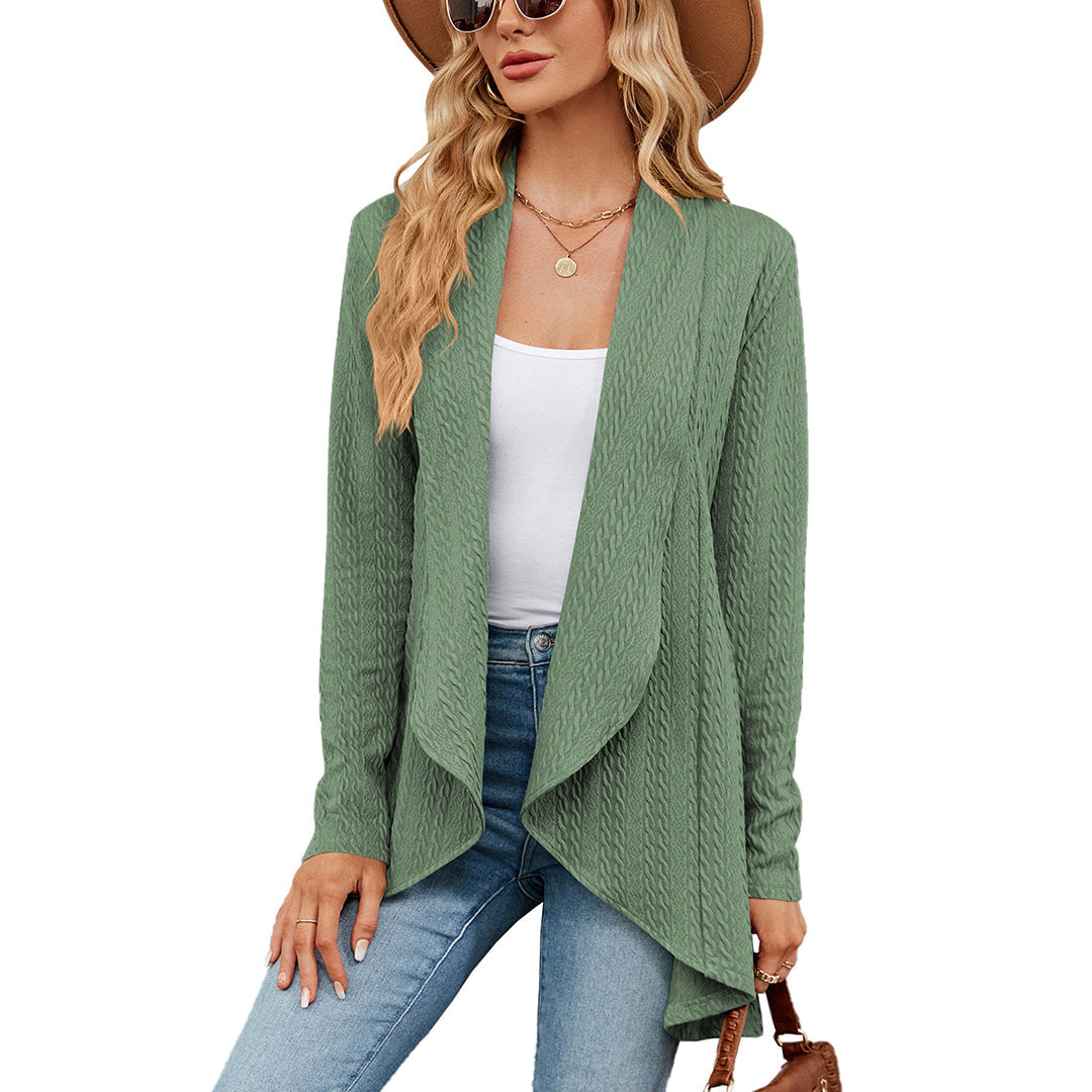 Women's Lightweight Open Front Cardigan | Elegant Long Casual Layering Sweater 9