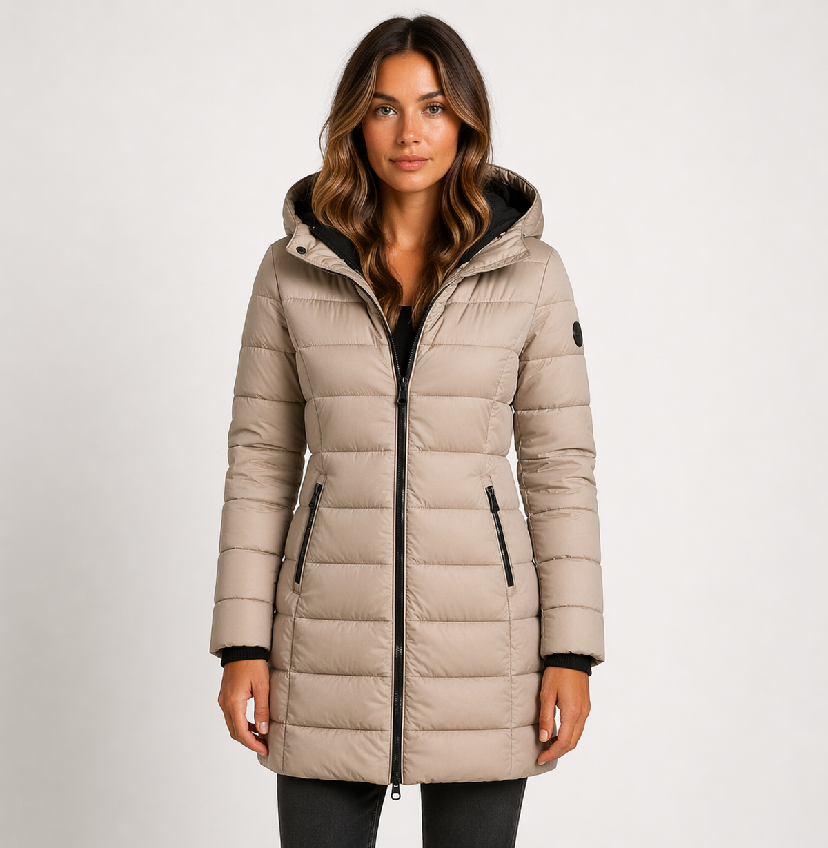 Women's Lightweight Quilted Puffer Jacket | Stylish Hooded Winter Coat 2