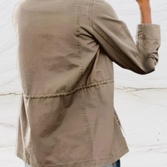 Women's Lightweight Utility Jacket | Stylish Relaxed Fit Casual Outerwear 6
