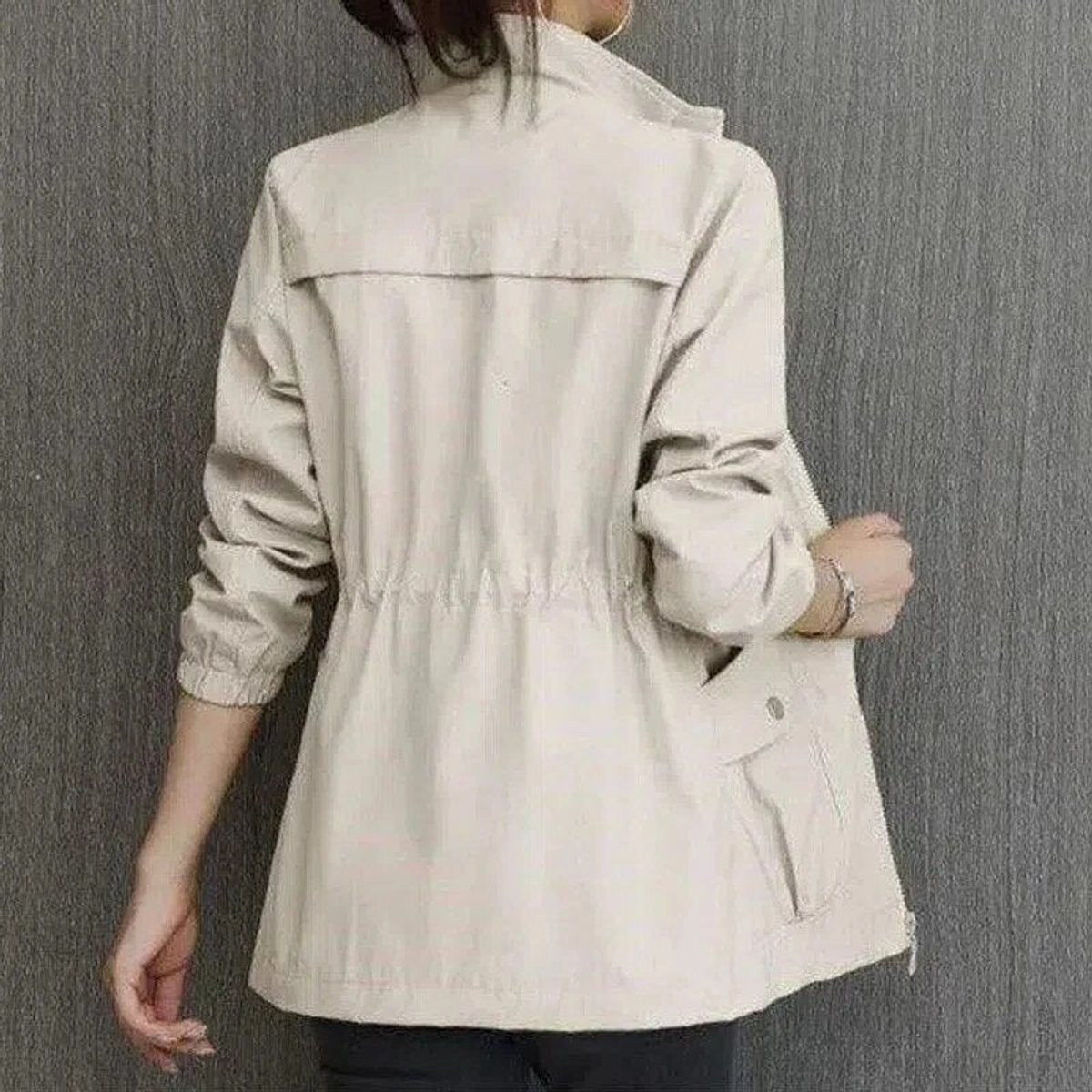 Women's Lightweight Zip-Up Bomber Jacket | Relaxed Casual Summer Outerwear 2