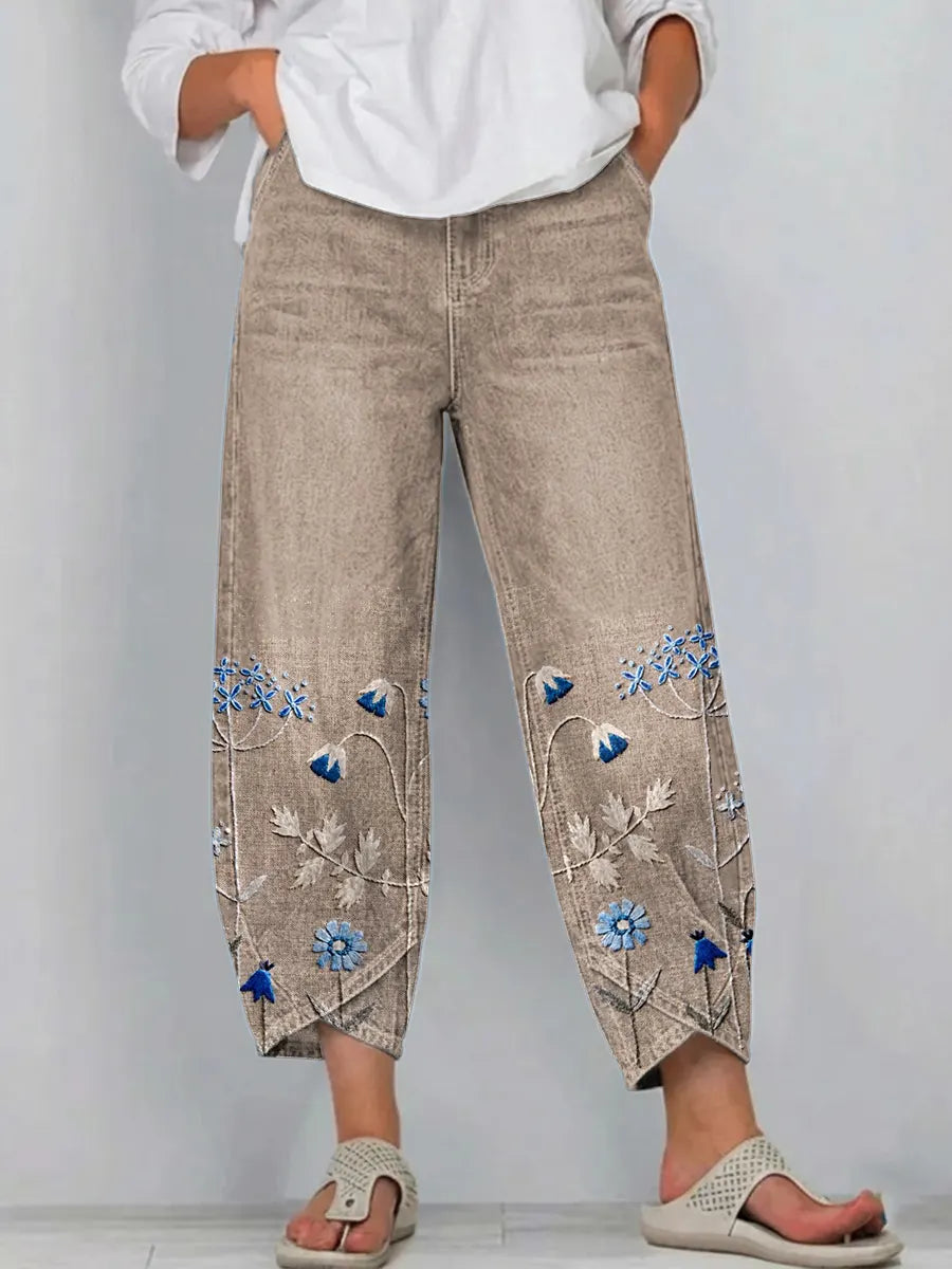 Women's Linen Casual Pants | Soft Comfortable Everyday Trousers 0