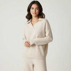 Women's Luxurious Cashmere Lounge Set | Elegant Comfortable Two-Piece Outfit 0