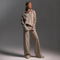 Women's Luxurious Cashmere Lounge Set | Elegant Comfortable Two-Piece Outfit 5