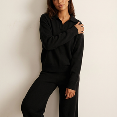 Women's Luxurious Cashmere Lounge Set | Elegant Comfortable Two-Piece Outfit 6