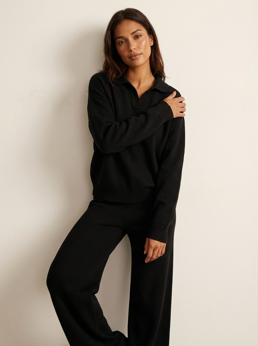 Women's Luxurious Cashmere Lounge Set | Elegant Comfortable Two-Piece Outfit 6