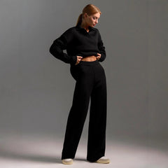 Women's Luxurious Cashmere Lounge Set | Elegant Comfortable Two-Piece Outfit 7
