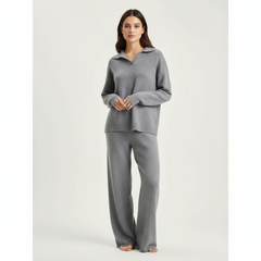 Women's Luxurious Cashmere Lounge Set | Elegant Comfortable Two-Piece Outfit 9