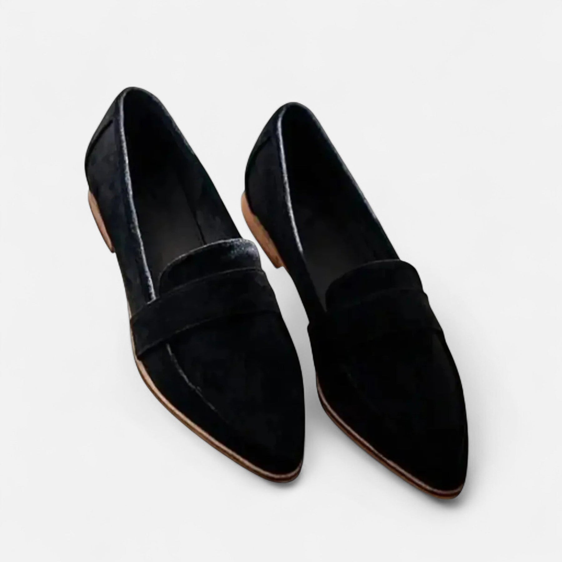 Women's Premium Leather Loafers | Elegant Vintage Pointed-Toe Shoes 2