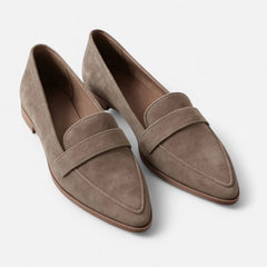 Women's Premium Leather Loafers | Elegant Vintage Pointed-Toe Shoes 3