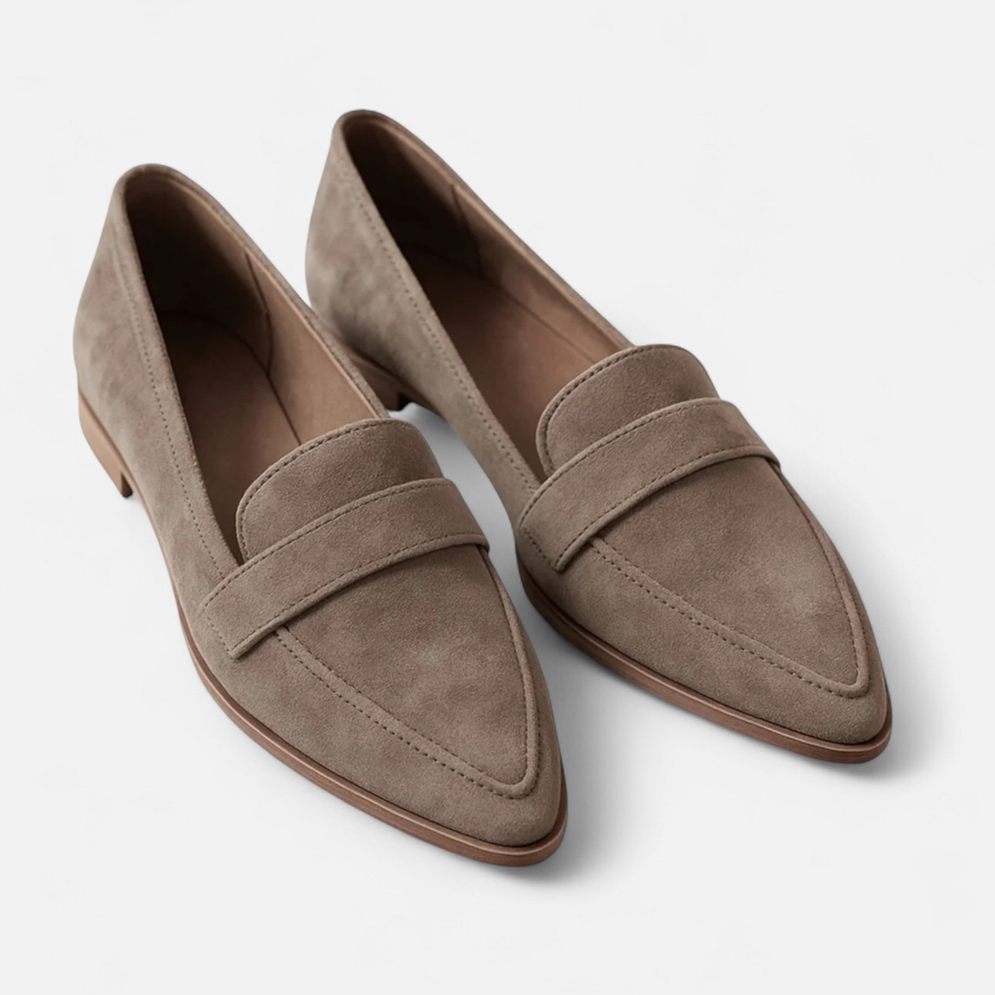 Women's Premium Leather Loafers | Elegant Vintage Pointed-Toe Shoes 3