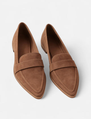 Women's Premium Leather Loafers | Elegant Vintage Pointed-Toe Shoes 4