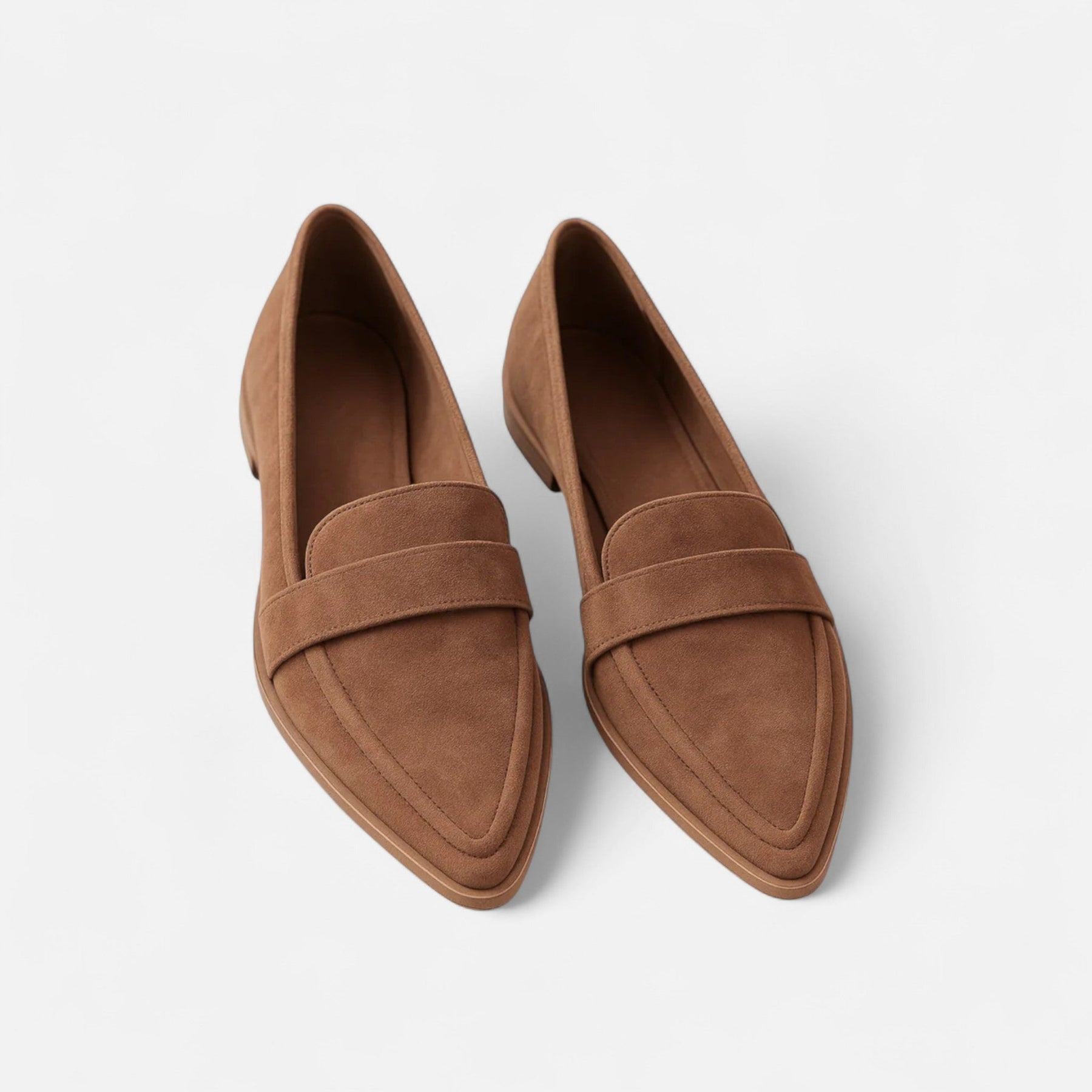 Women's Premium Leather Loafers | Elegant Vintage Pointed-Toe Shoes 4