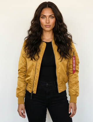 Women's Satin Bomber Jacket | Sporty Elegant Utility Outerwear 13