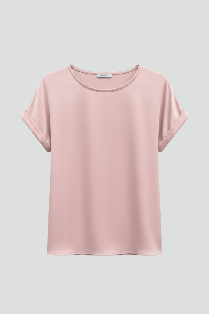 Women's Soft Cotton T-Shirt | Relaxed Fit Short Sleeve Top | Effortless Casual Style 1