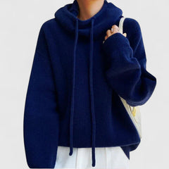 Women's Soft Knit Cowl Neck Sweater | Oversized Cozy Winter Top 3