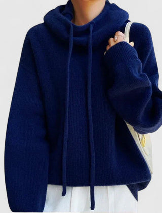 Women's Soft Knit Cowl Neck Sweater | Oversized Cozy Winter Top 3