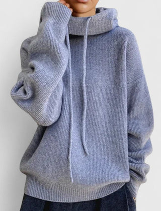 Women's Soft Knit Cowl Neck Sweater | Oversized Cozy Winter Top 4