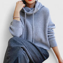 Women's Soft Knit Cowl Neck Sweater | Oversized Cozy Winter Top 6