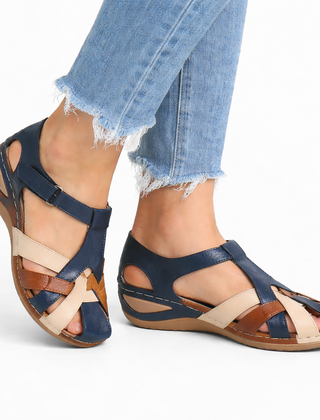 Women's Soft Leather Orthopedic Wedge Sandals | Elegant Comfortable Daily Footwear 3