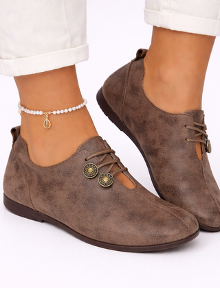 Women's Soft Leather Penny Loafers | Comfortable Slip-On Black Shoes 1
