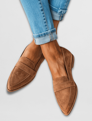 Women's Soft Suede Loafers | Comfortable Orthopedic Slip-On Shoes 0