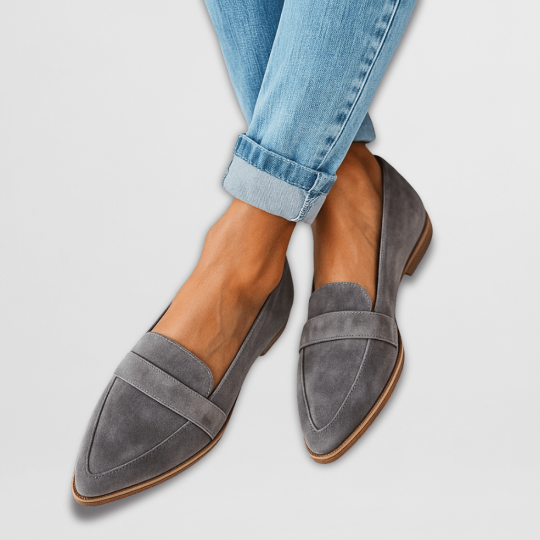 Women's Soft Suede Loafers | Comfortable Orthopedic Slip-On Shoes 1