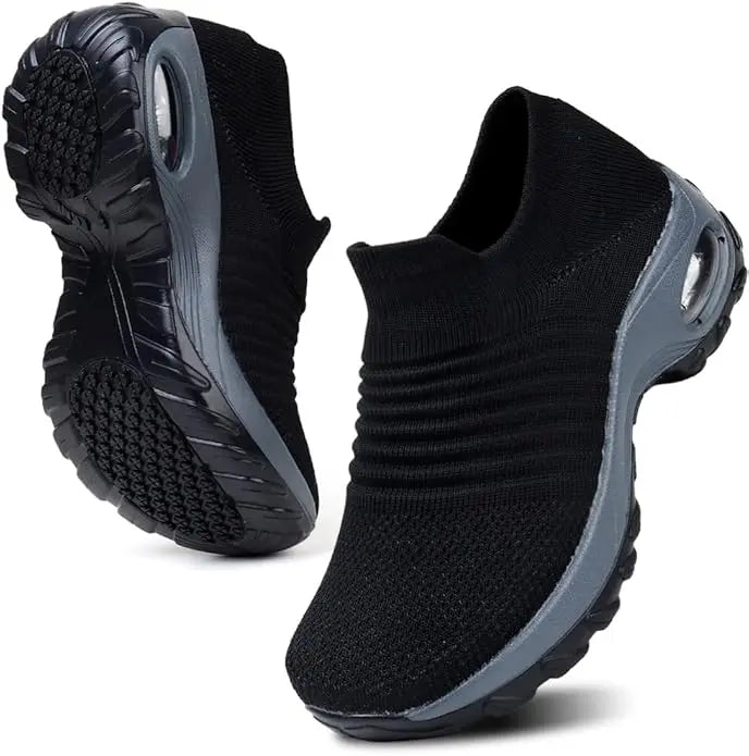 Women's Stretch Knit Sneakers | Comfortable Wide Fit Orthopedic Shoes 0