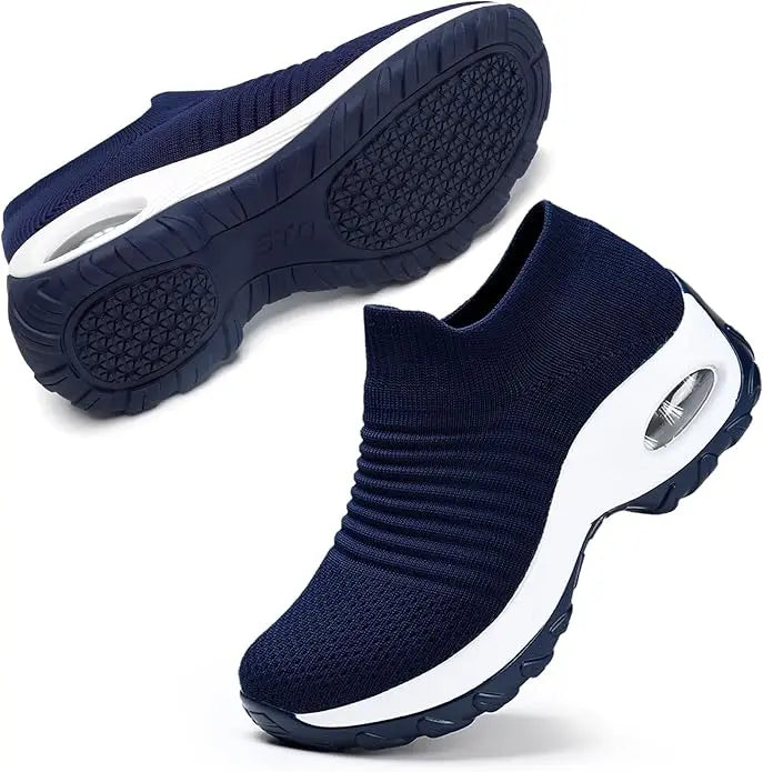 Women's Stretch Knit Sneakers | Comfortable Wide Fit Orthopedic Shoes 3