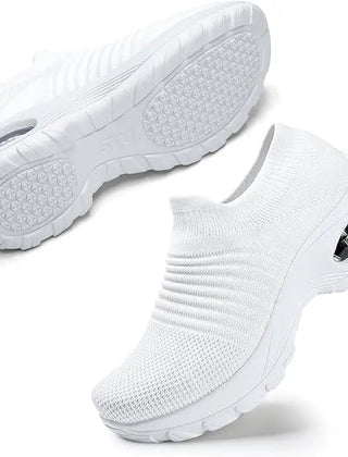 Women's Stretch Knit Sneakers | Comfortable Wide Fit Orthopedic Shoes 4