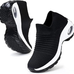 Women's Stretch Knit Sneakers | Comfortable Wide Fit Orthopedic Shoes 6