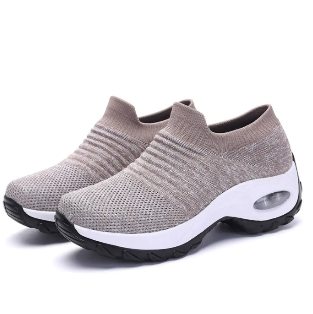 Women's Stretch Knit Sneakers | Comfortable Wide Fit Orthopedic Shoes 7