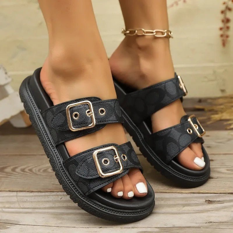 Women's Stylish Adjustable Buckle Sandals | Comfortable Summer Footwear 1