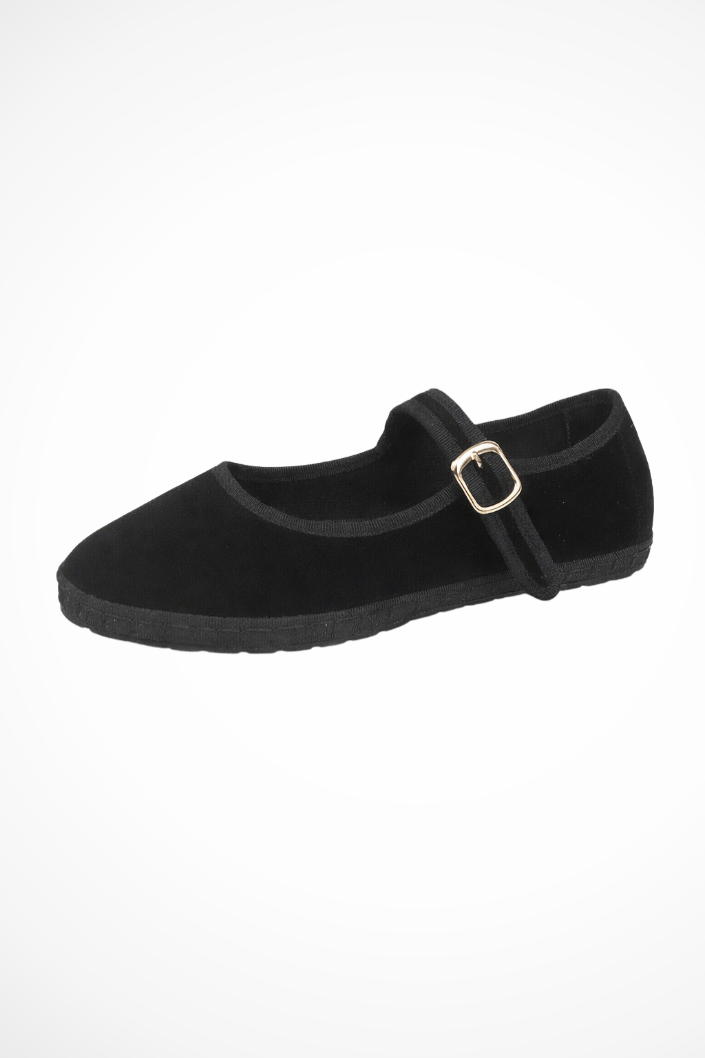 Women's Suede-Like Mary Jane Ballet Flats | Elegant Round Toe Design for Everyday Wear 0