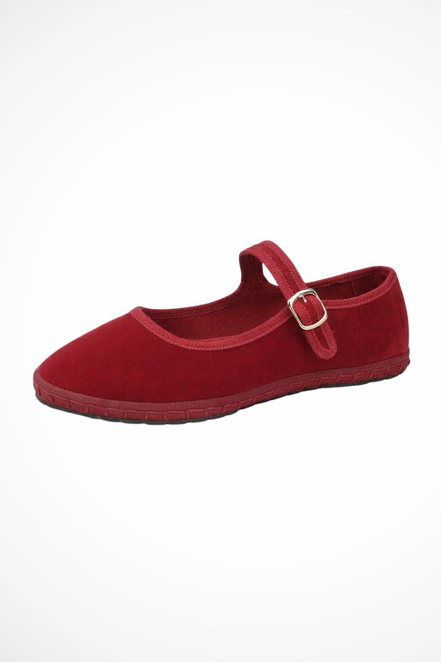 Women's Suede-Like Mary Jane Ballet Flats | Elegant Round Toe Design for Everyday Wear 1