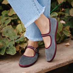 Women's Suede-Like Mary Jane Ballet Flats | Elegant Round Toe Design for Everyday Wear 2
