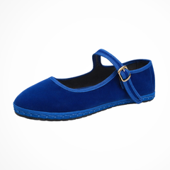 Women's Suede-Like Mary Jane Ballet Flats | Elegant Round Toe Design for Everyday Wear 3