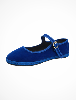 Women's Suede-Like Mary Jane Ballet Flats | Elegant Round Toe Design for Everyday Wear 3