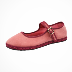Women's Suede-Like Mary Jane Ballet Flats | Elegant Round Toe Design for Everyday Wear 4